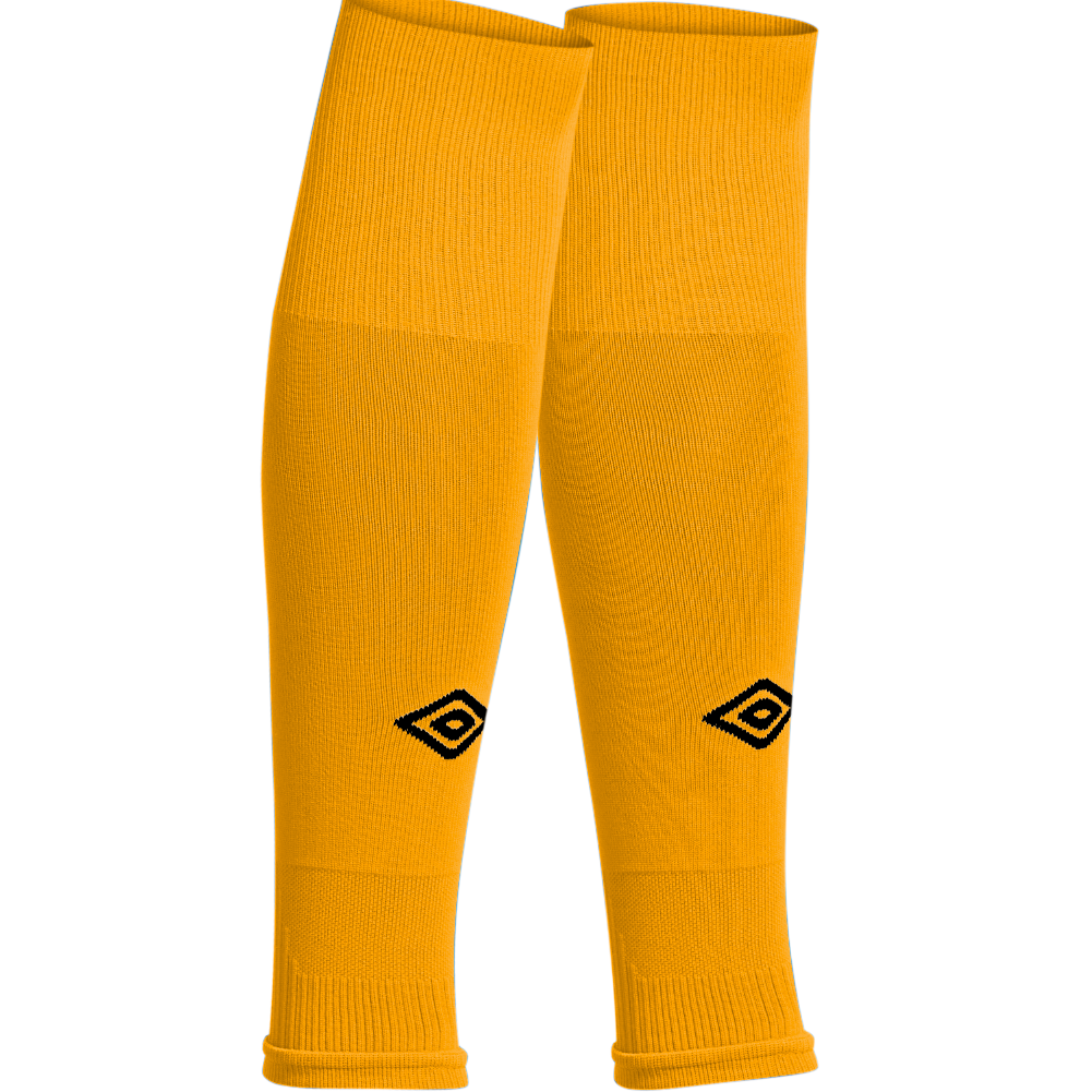 Footless Sock, Fluro Yellow