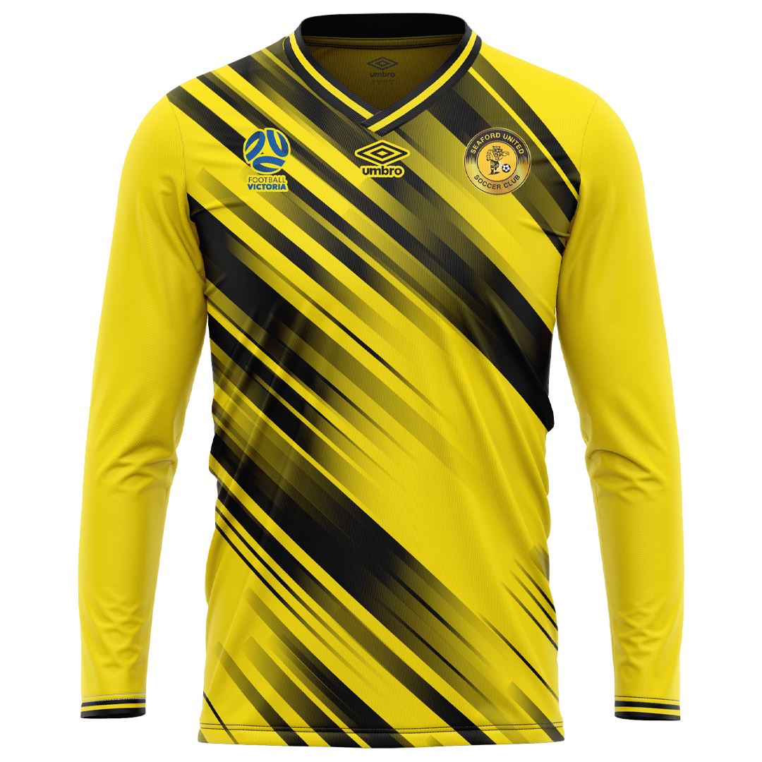 Seaford United Seniors Custom LS Jersey Yellow