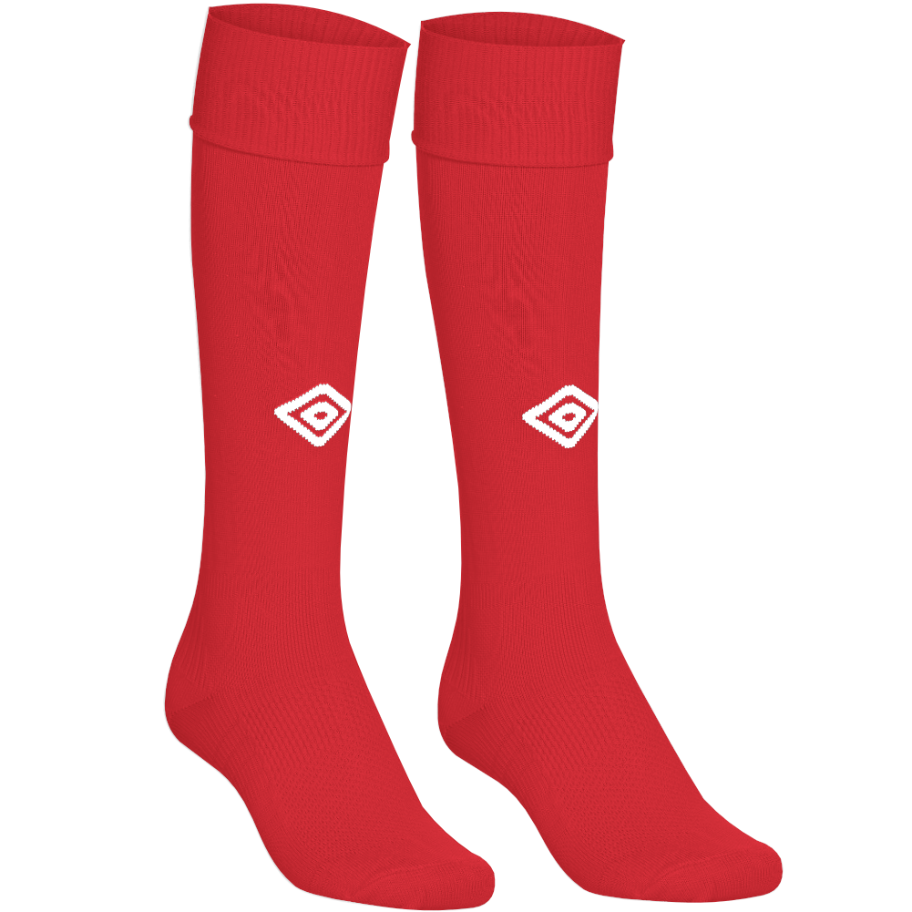 BDSFA Sock Selection Velocity Red - Footless Or Normal