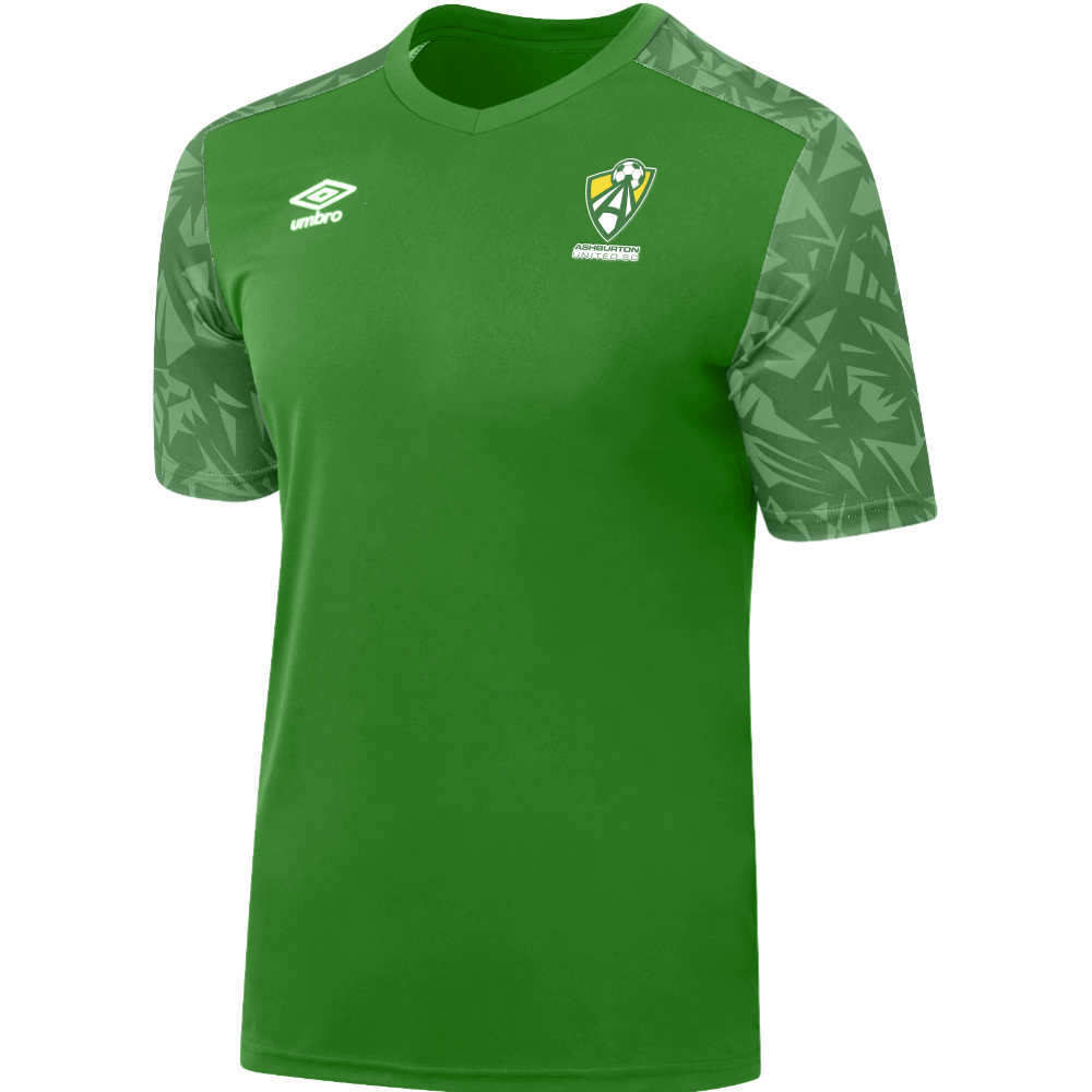 Metro Teams Ashburton Scatter Emerald Green Jersey- Front of shirt: The Pass, Left sleeve: Highbury Plumbing