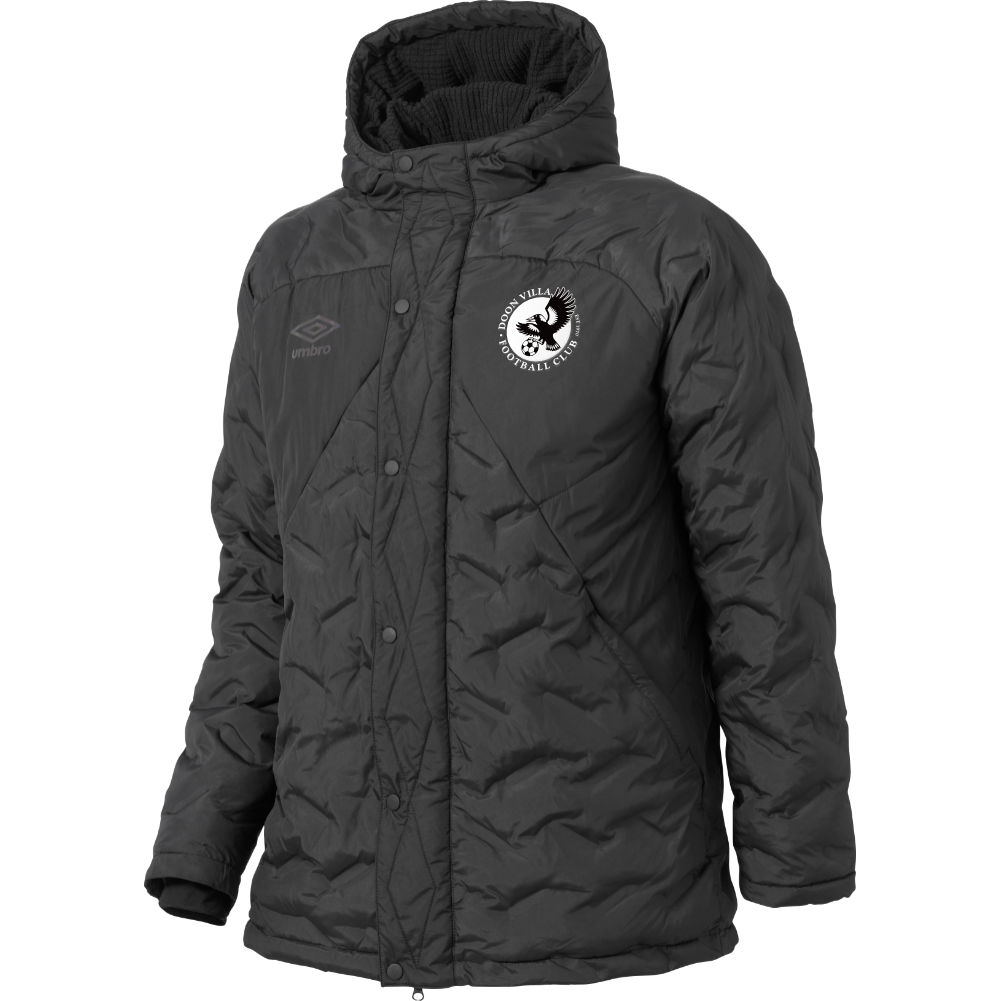 Doon Villa Insulated Padded Jacket Black- Size in Description below