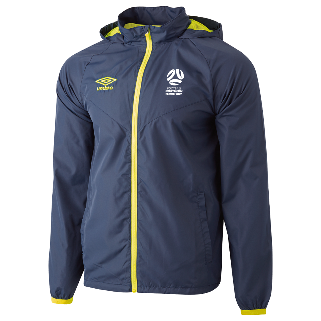 Football NT Elite Shower Jacket Navy/Fluro