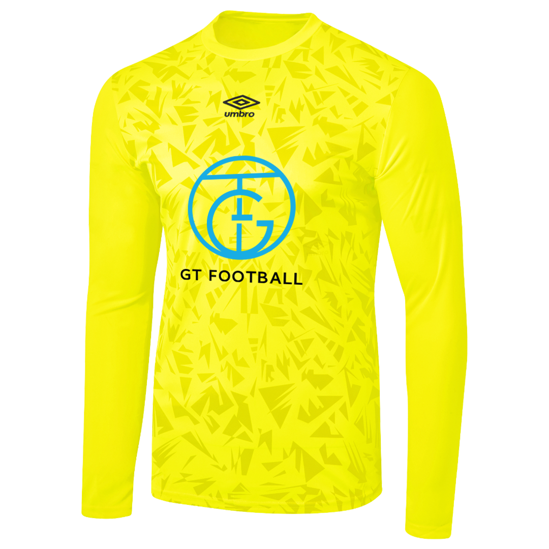 GT Football Goalkeeper Jersey 2.0 Fluro Yellow