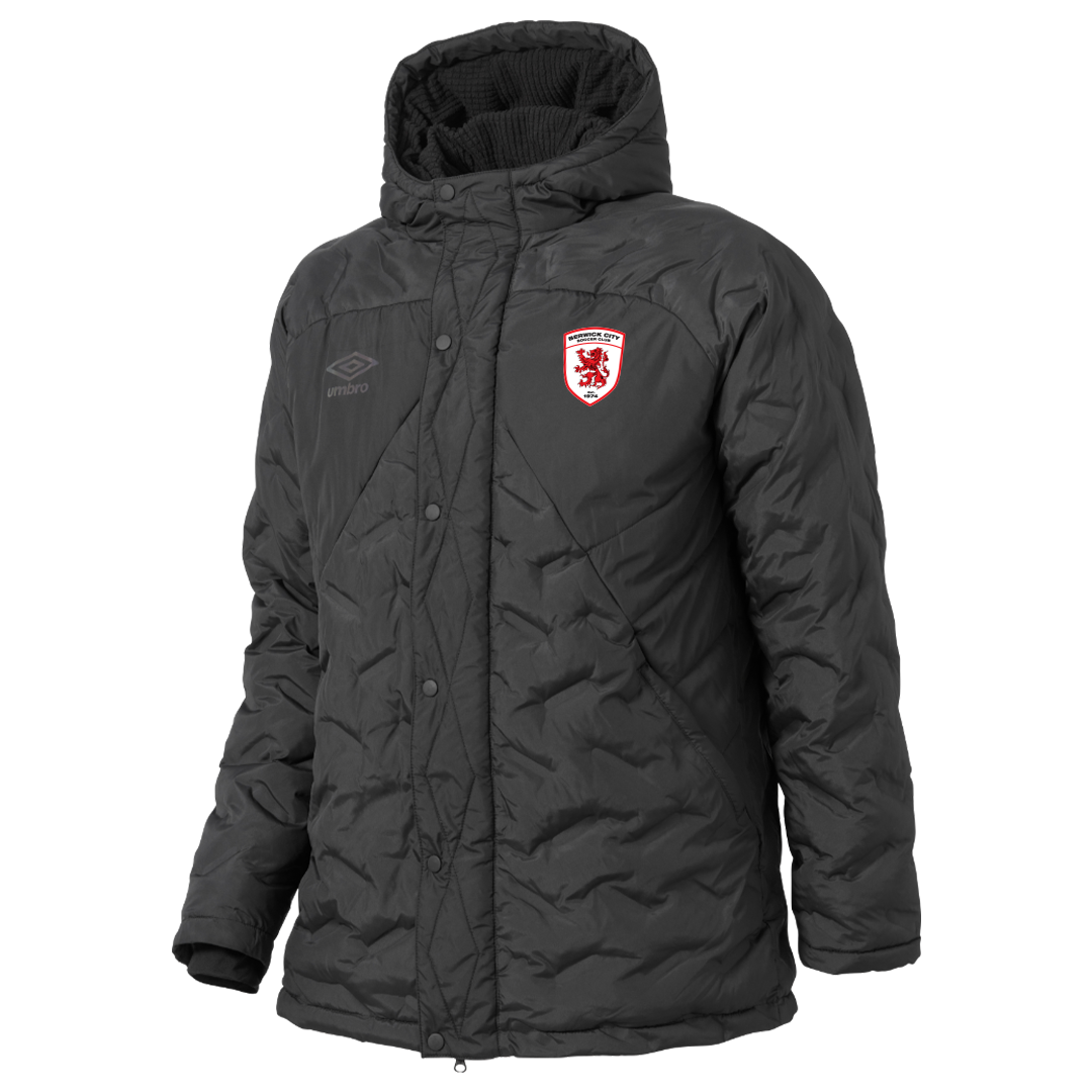 Berwick City SC Insulated Padded Jacket Black