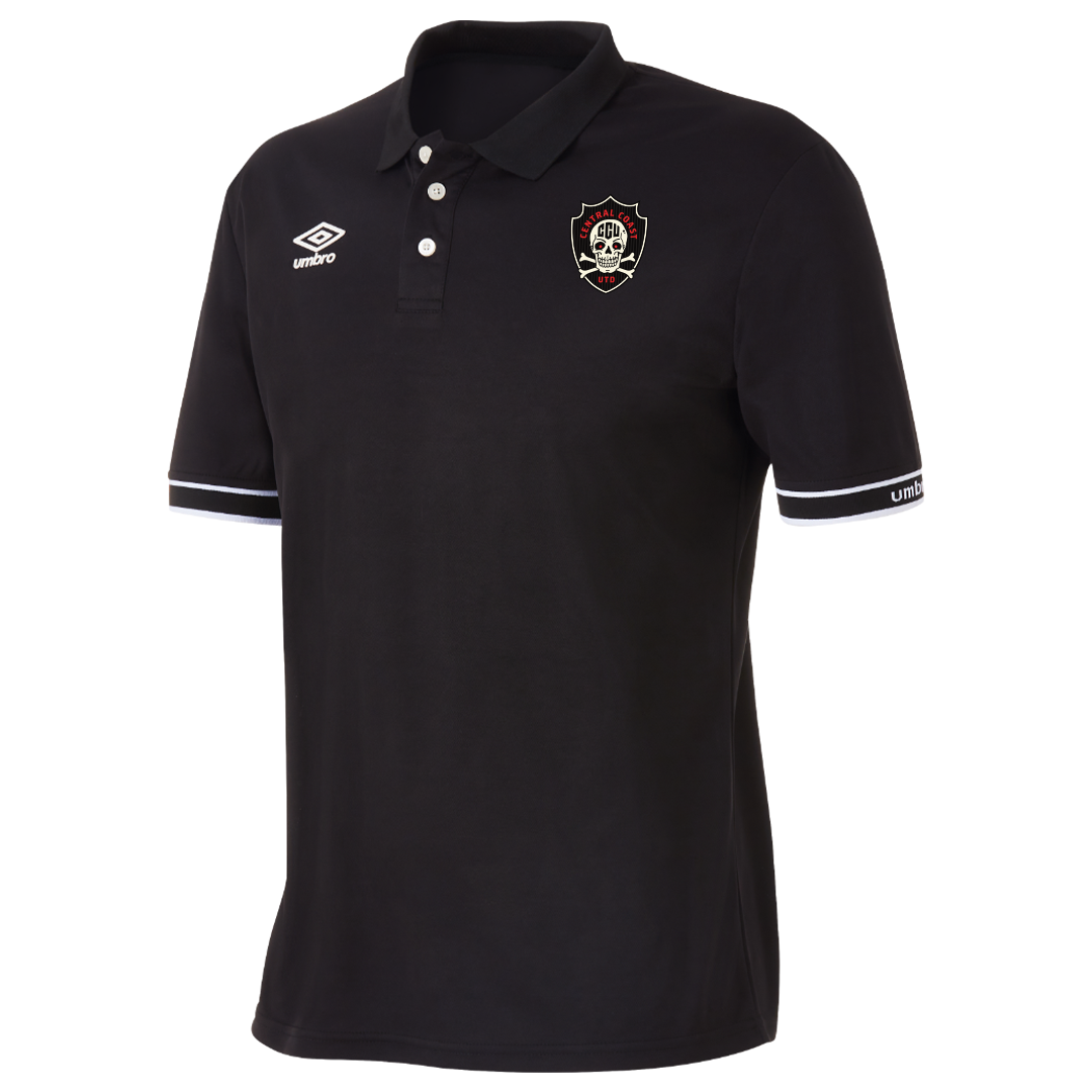 Central Coast United Legacy Polo Black