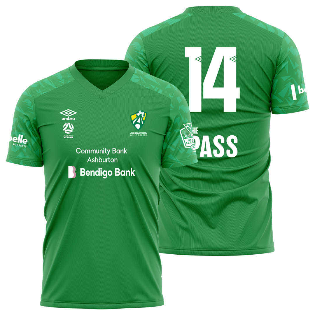 Senior Ashburton Scatter Emerald Green Jersey- Sponsor Logos