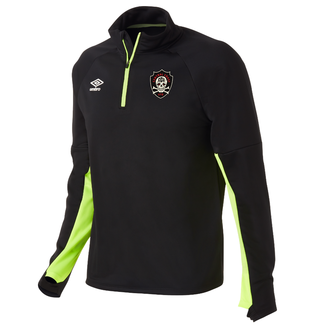 Central Coast United Stadium QTR Zip Black