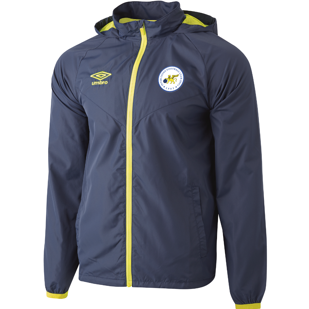 Inter Lions Elite Shower Jacket Navy/Fluro (Coach)